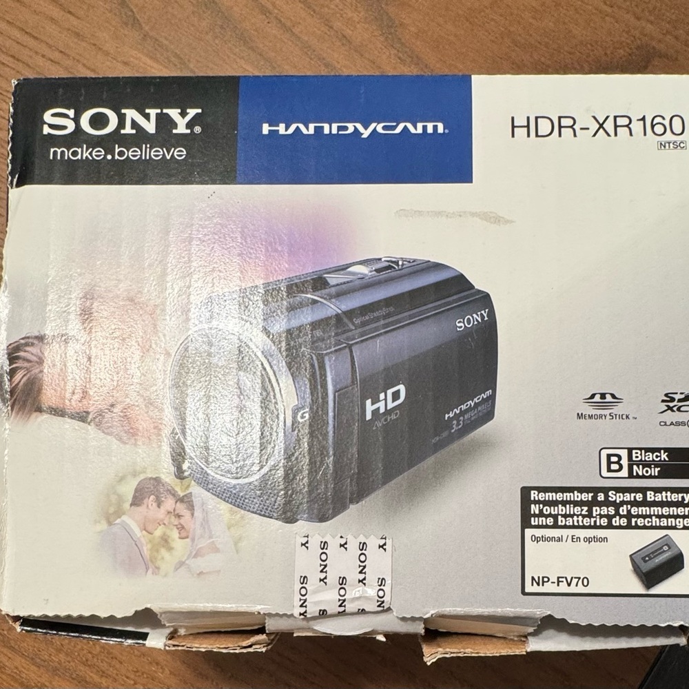 Sony Handycam HDR-XR160 Black Camcorder